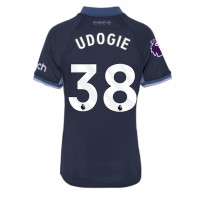 Billiga Tottenham Hotspur Destiny Udogie #38 Borta fotbollskläder Dam 2023-24 Kortärmad